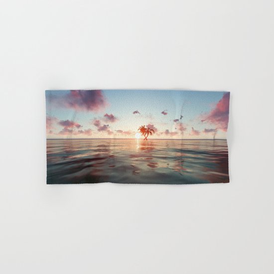 Island in the distance Hand & Bath Towel
