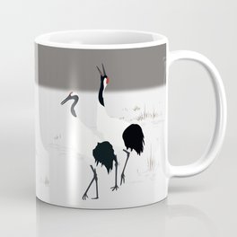 Red crowned Crane Coffee Mug