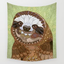 Smiling Sloth Wall Tapestry