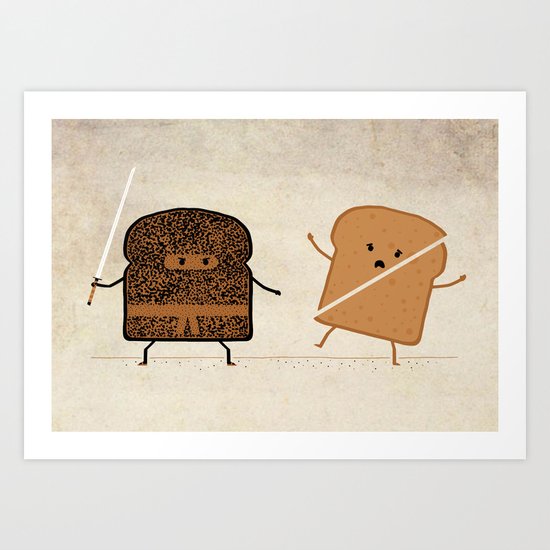 Slice! Art Print