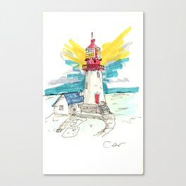 Lighthouse Alight Canvas Print