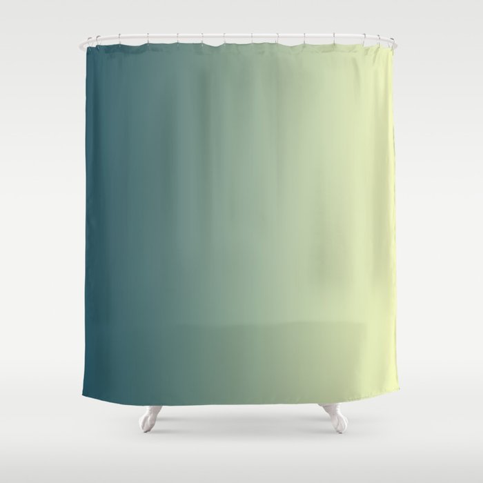 Green Gradient Shower Curtain