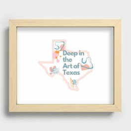 Deep in the Art of Texas Recessed Framed Print