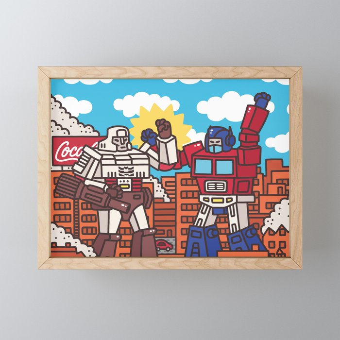 Transformers Framed Mini Art Print