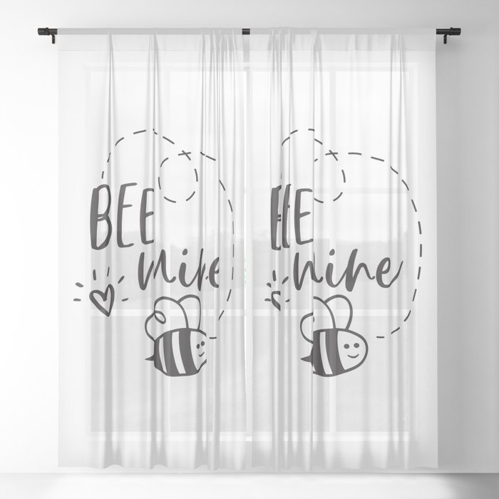 Bee Mine Sheer Curtain