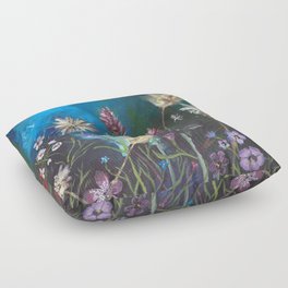 Where the Wildflowers Are Floor Pillow