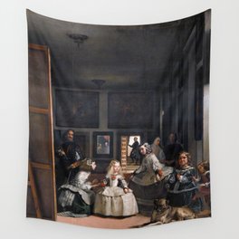 Diego Velazquez, Las Meninas, 1656 Masterpiece, Wall Art, Prints, Posters, Tshirts, Men, Women, Kids Wall Tapestry