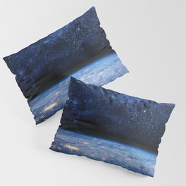 Earth and Galaxy Pillow Sham