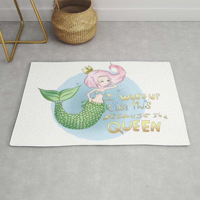 Mermaid Queen Rug
