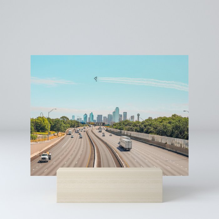 Landscape Blue Angels over Dallas Mini Art Print