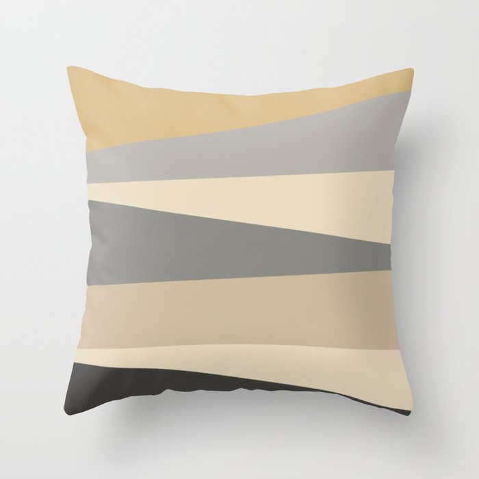 Double crossed abstract  Throw Pillow