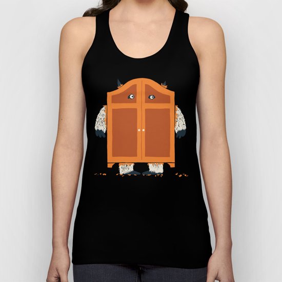 Monster in the closet Unisex Tank Top