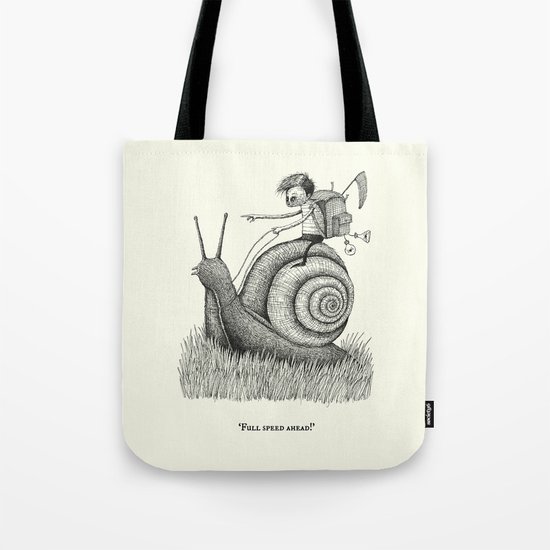 'Full Speed Ahead!' Tote Bag