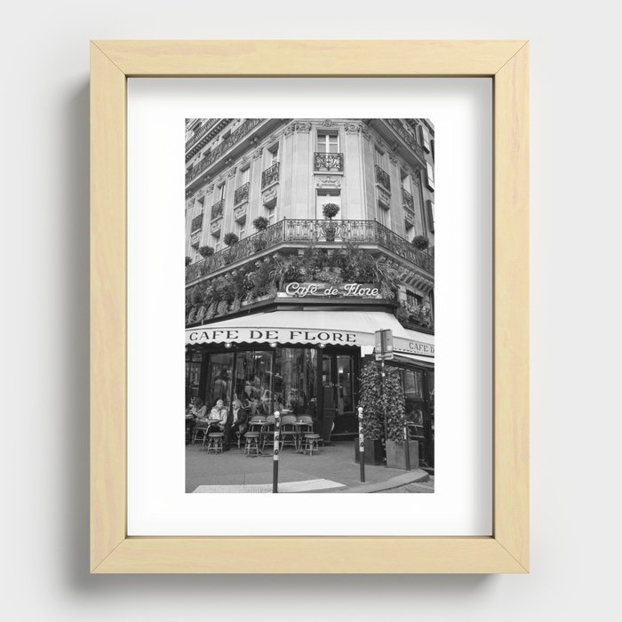 Café de Flore Recessed Framed Print