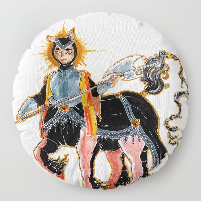 Middle age Centaur Floor Pillow by mathildefontano | Society6