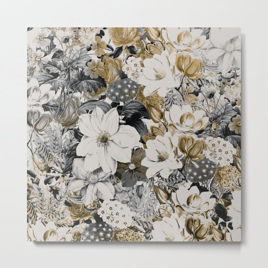 FLORAL PATTERN 44 Metal Print