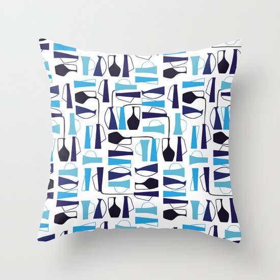 pouring pots Throw Pillow