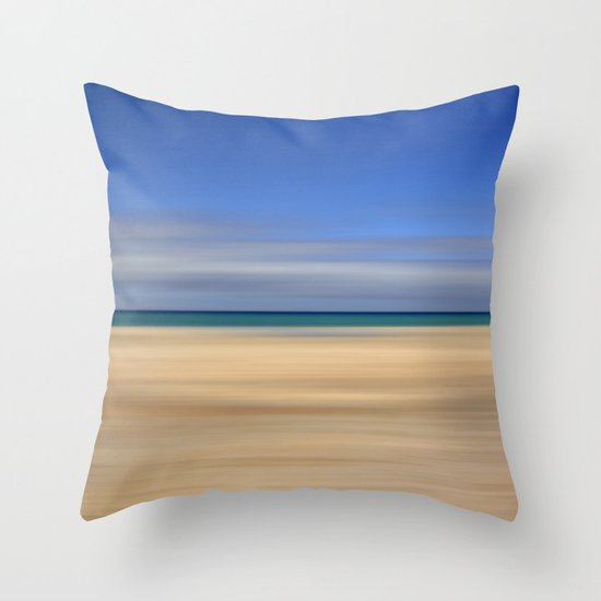 summer beach II Throw Pillow
