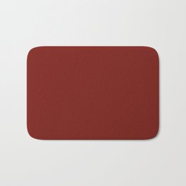 Berry Red, Solid Red Bath Mat | Gsallicat, Winered, Crimson, Rubyred, Red, Deepred, Christmasred, Solidred, Painting, Valentines 