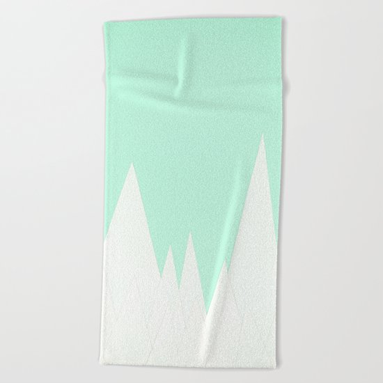 Winter Landscape Beach Towel