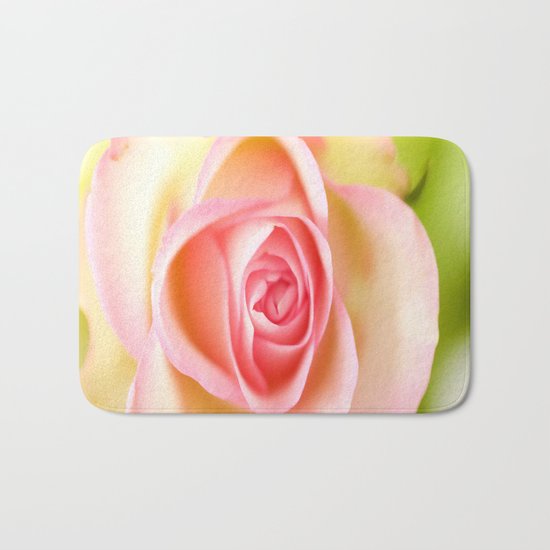 Lovely delicate pink rose Bath Mat