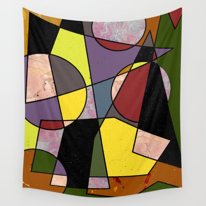 Abstract #102 Wall Tapestry