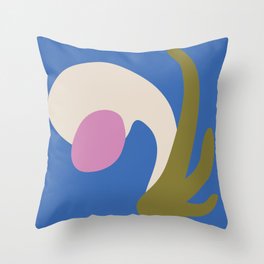 Abstract Flower 2 Throw Pillow