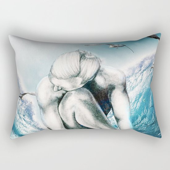 Waves Rectangular Pillow