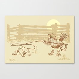 Cowbird Canvas Print