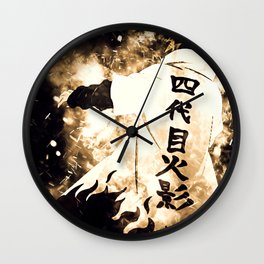 Minato Namikaze Wall Clock
