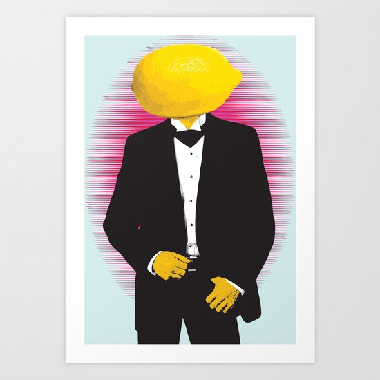 Lemonhead Art Print
