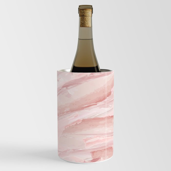 Pink watercolor Wine Chiller