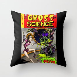Gross Science Throw Pillow