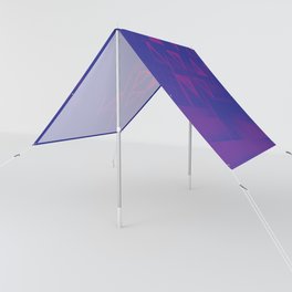 Abstract Triangles Blue And Purple Sun Shade