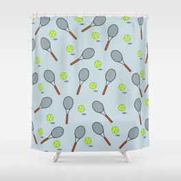 Tennis pattern Shower Curtain