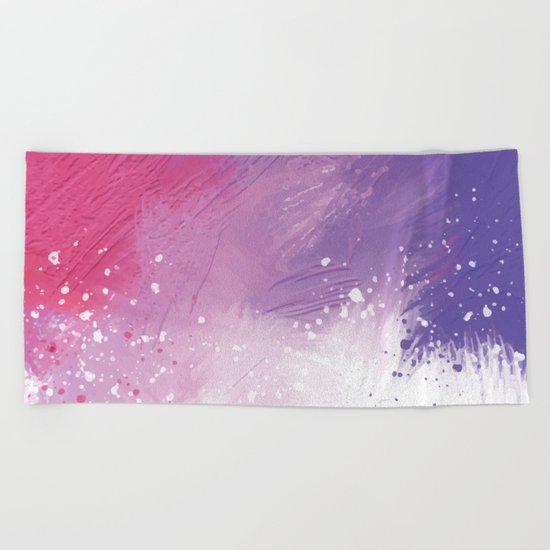 Paint Brushing Beach Towel