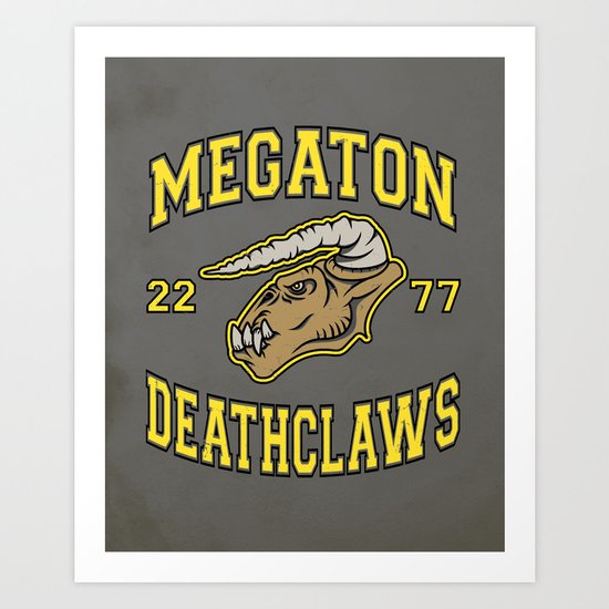 Megaton Deathclaws Art Print
