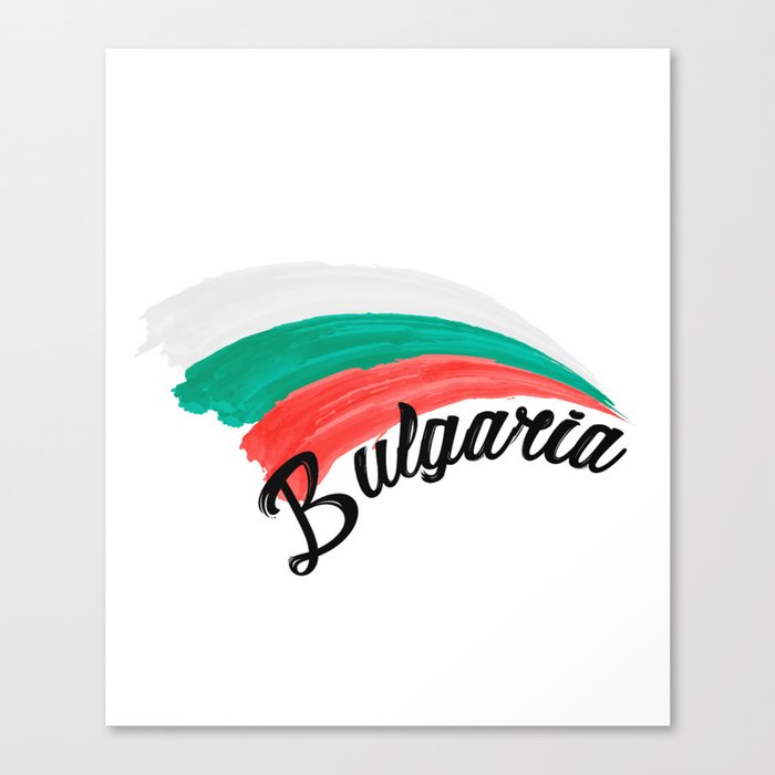 Bulgaria flag Canvas Print