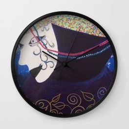 JC Morgan "Mardi Gras" Wall Clock