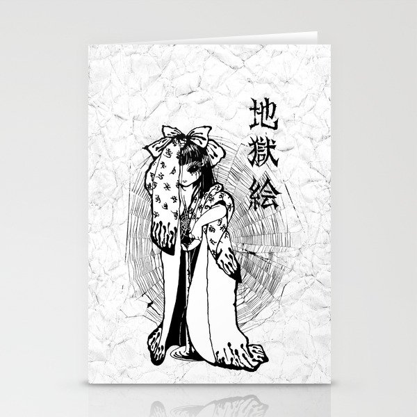 地獄絵 Jigokue Poster Stationery Cards By Necrosphere Society6 地獄絵 Jigokue Poster Stationery Cards By Necrosphere Society6