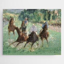 Edouard Manet At the Races (c.1875) Jigsaw Puzzle