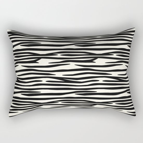 Zebra Stripes Rectangular Pillow