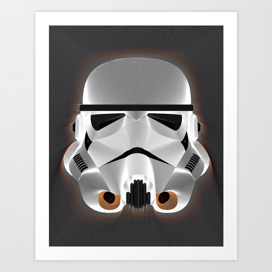 Stripestrooper Art Print