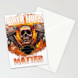 Biker Lives Matter Stationery Cards