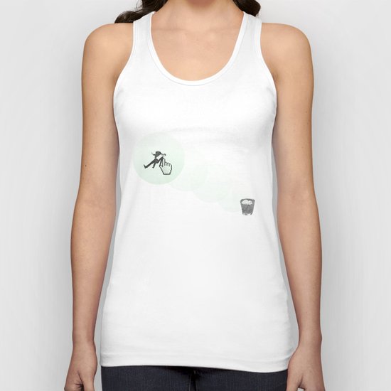 trash man Unisex Tank Top