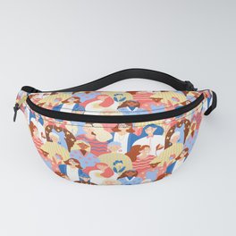 People Everywhere Seamless Pattern #3 Fanny Pack