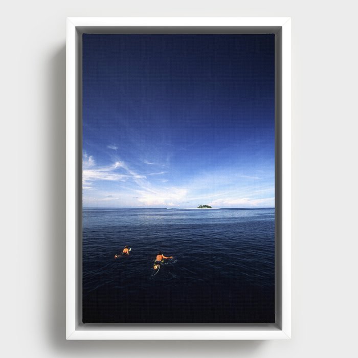 Indonesia, The Mentawai Islands Framed Canvas