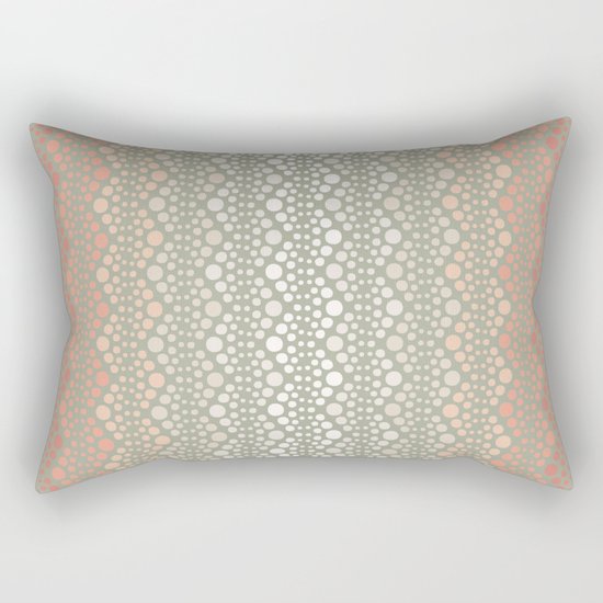 Retro Dotted Pattern 06 Rectangular Pillow