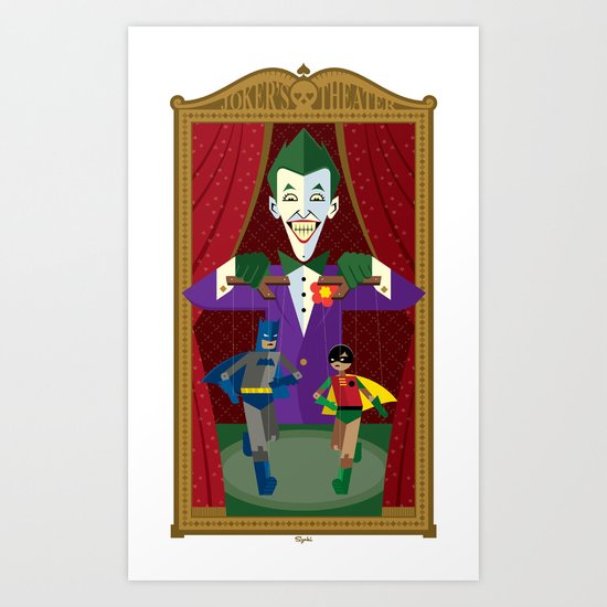 Joker's Theater Art Print