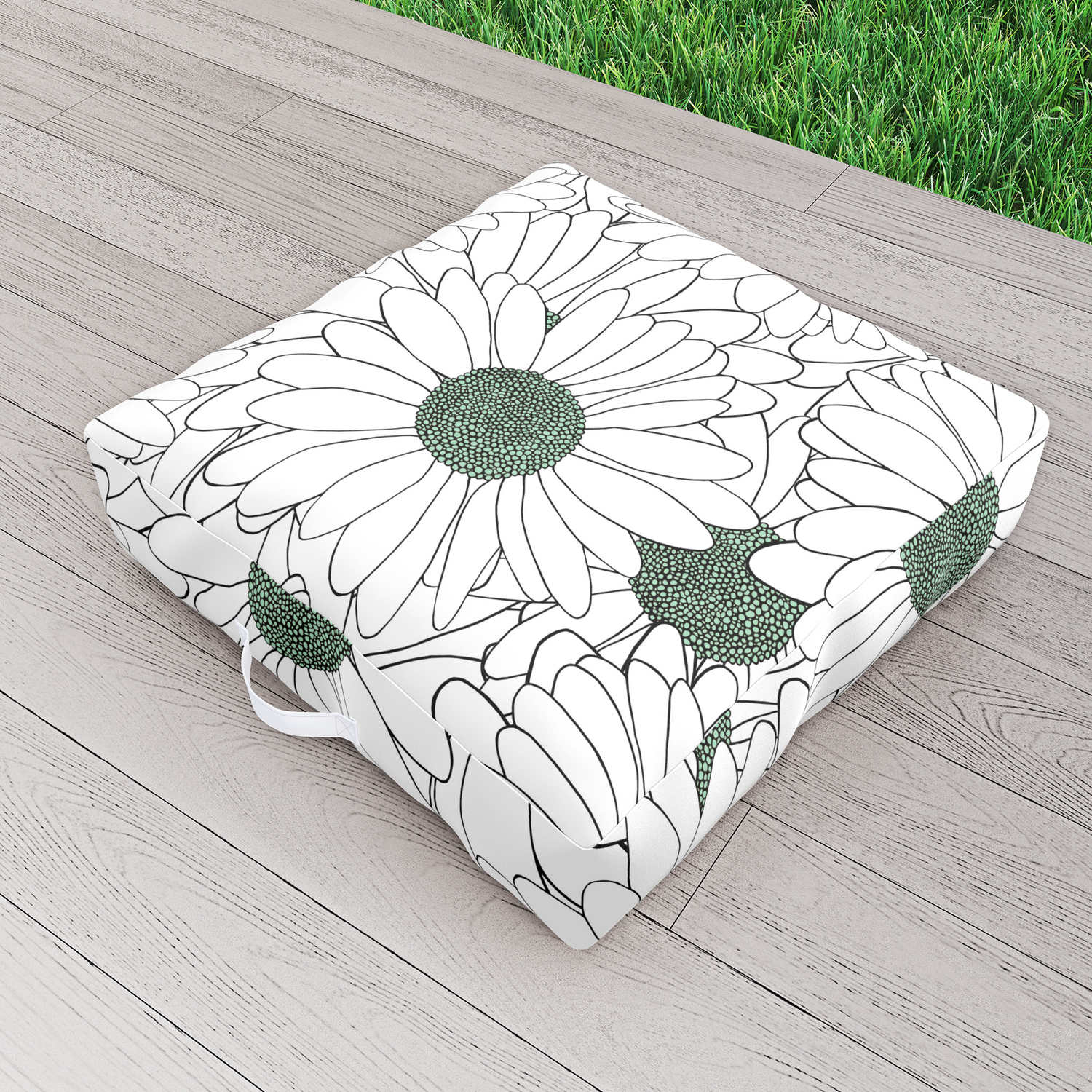 daisy mints cushion